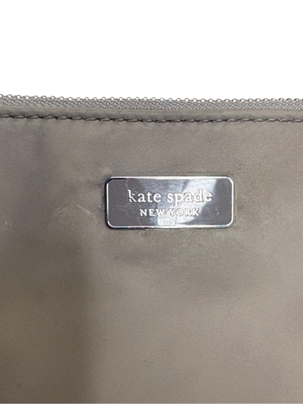 Kate Spade Dawn Grey Nylon Tote Bag BLEMISH - Picture 4 of 8